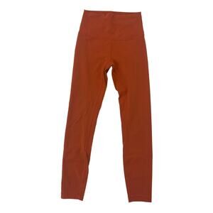 Lululemon Wunder Train High-Rise Tight 25" Orange Size 4